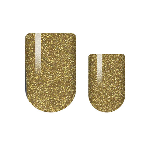 Glitzy Gold Nail Wrap