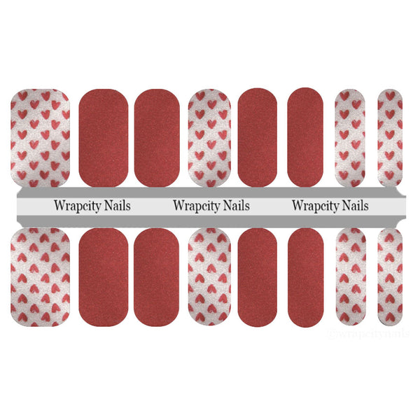 Happy Valentine's Nail Wrap