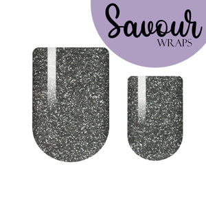 Hematite Gem Savour Nail Wrap