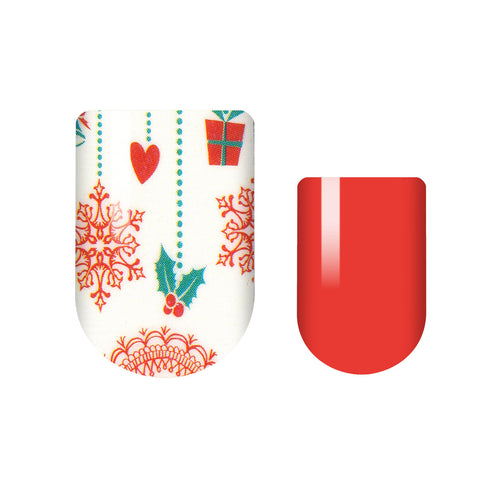 Holiday Greetings Nail Wrap