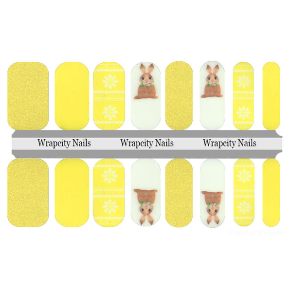 Honey Bunny Nail Wrap