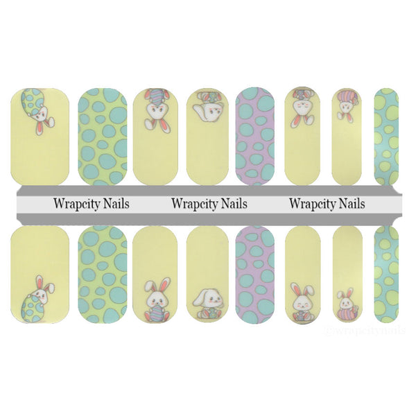 Hoppy Easter Nail Wrap