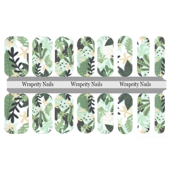 Jungle Arboretum Nail Wrap