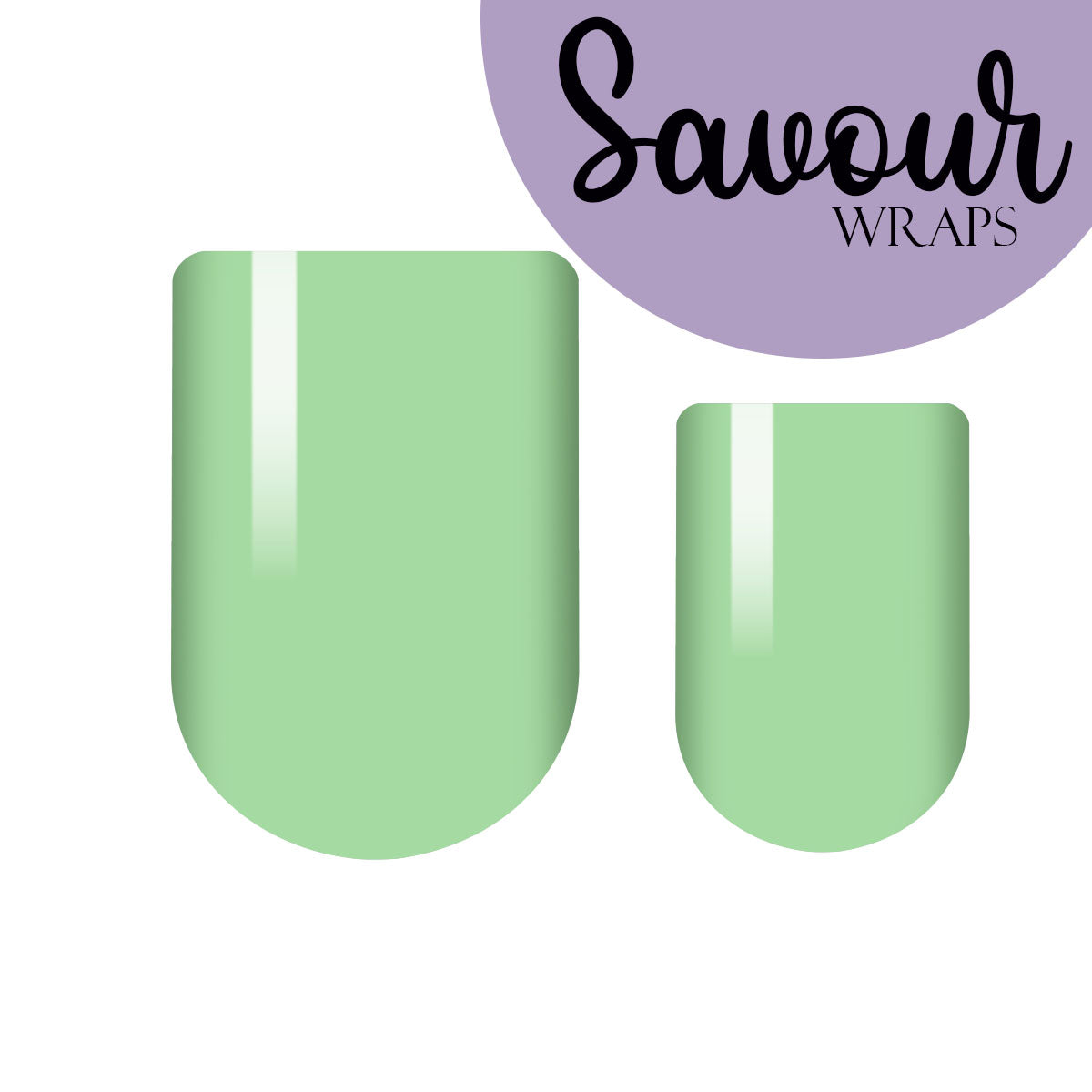 Kiwi Savour Nail Wrap