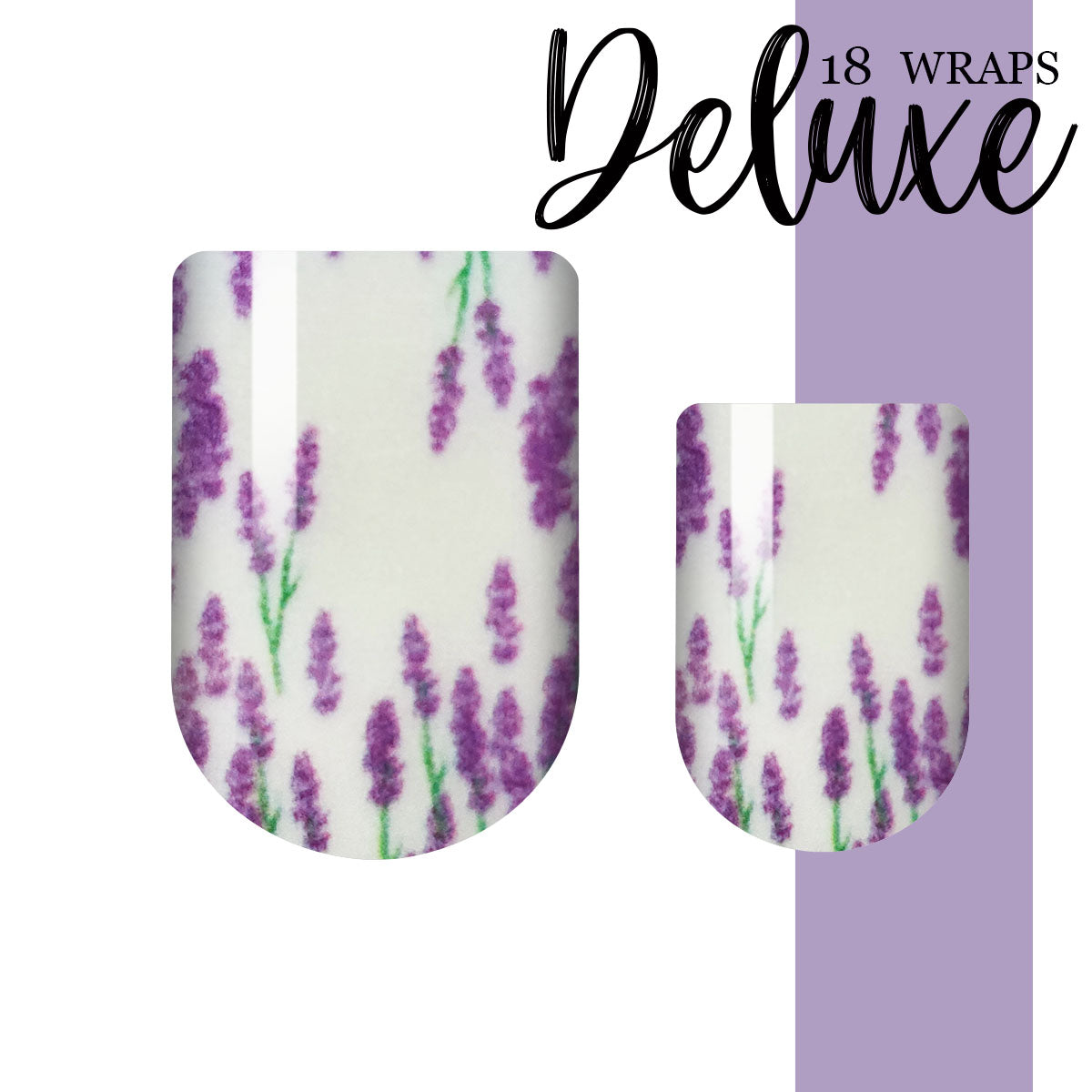 Lavender Fields Deluxe Nail Wrap