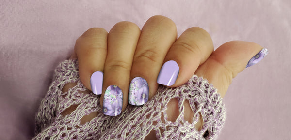 Lavender Love Nail Wrap