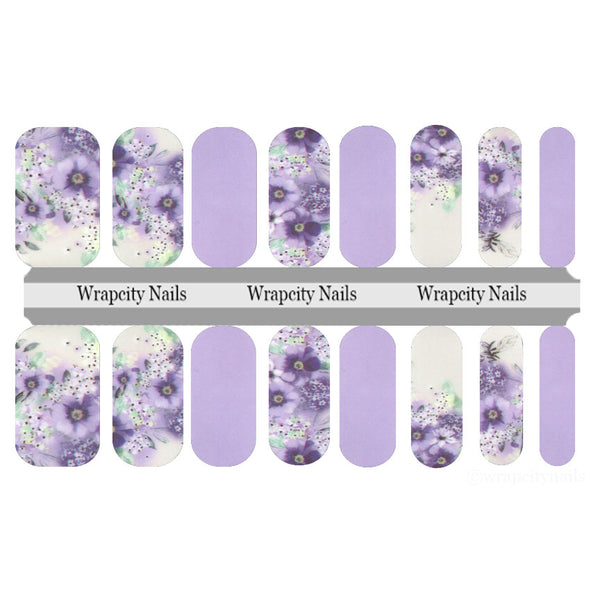 Lavender Love Nail Wrap