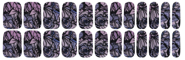 Lavender Rose Luxury Nail Wrap