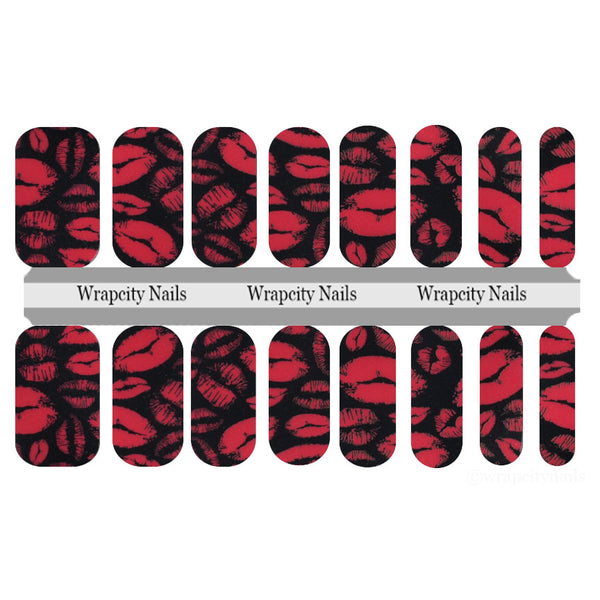 Lip Smack Nail Wrap