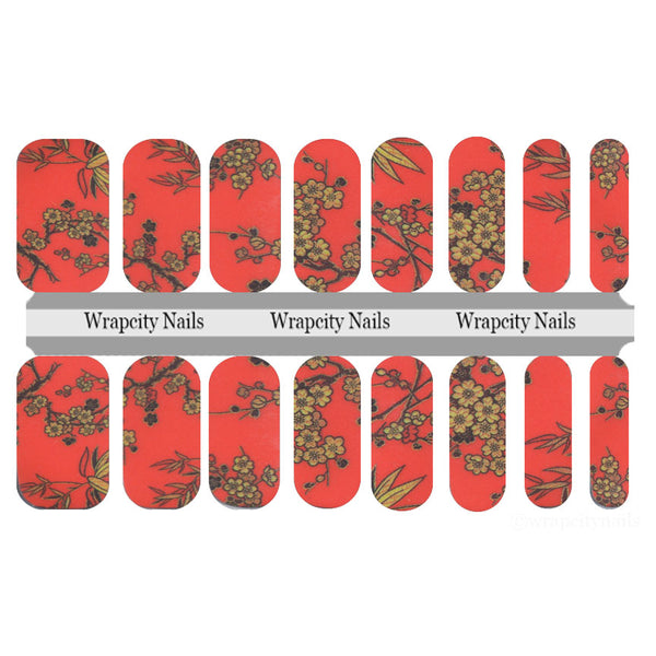 Lucky Red Envelope Nail Wrap