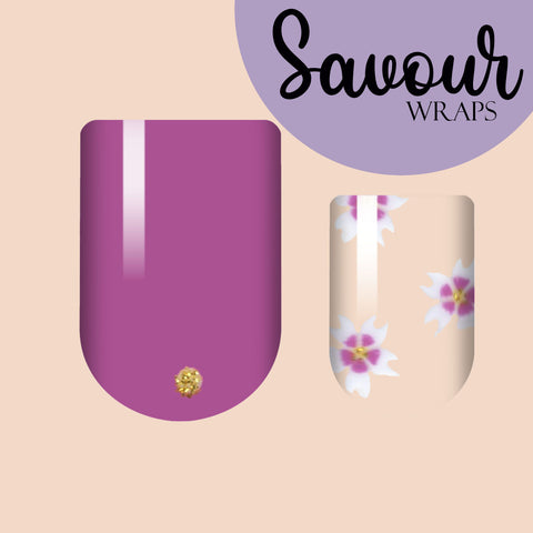 Magenta Moment Savour Nail Wrap