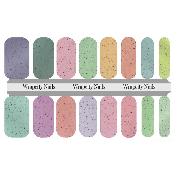 Malted Speckled Eggs Nail Wrap