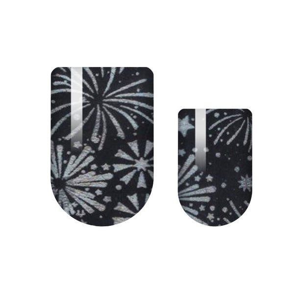 Midnight Blooms Nail Wrap