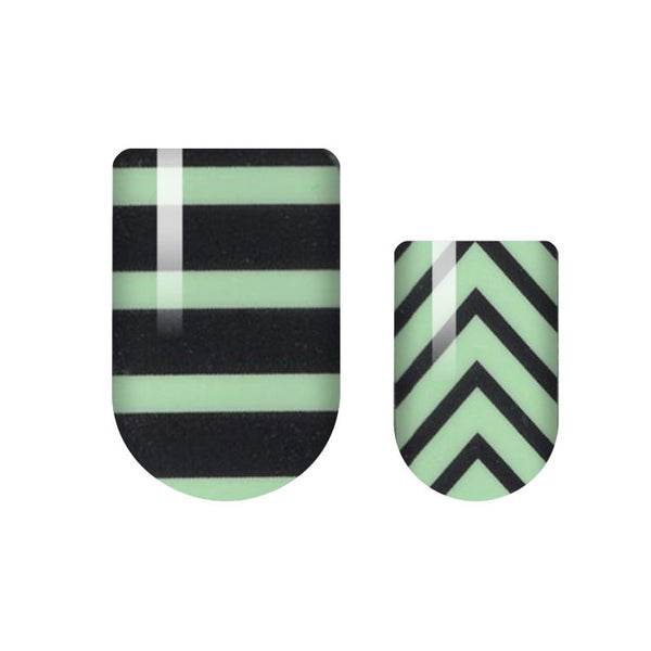 Mint Mobster Nail Wrap