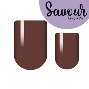 Mocha Savour Nail Wrap