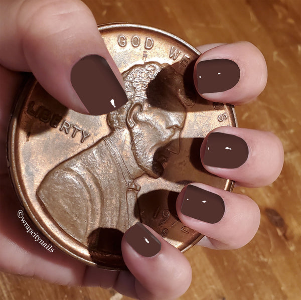 Mocha Savour Nail Wrap