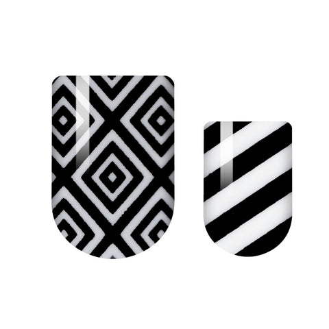 Monochrome Madness Nail Wrap