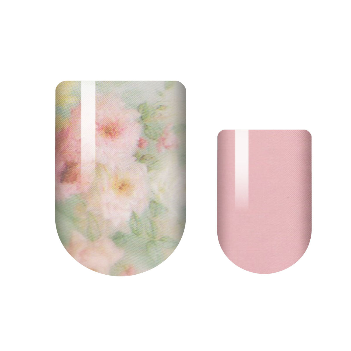 Oil Painted Roses Nail Wrap