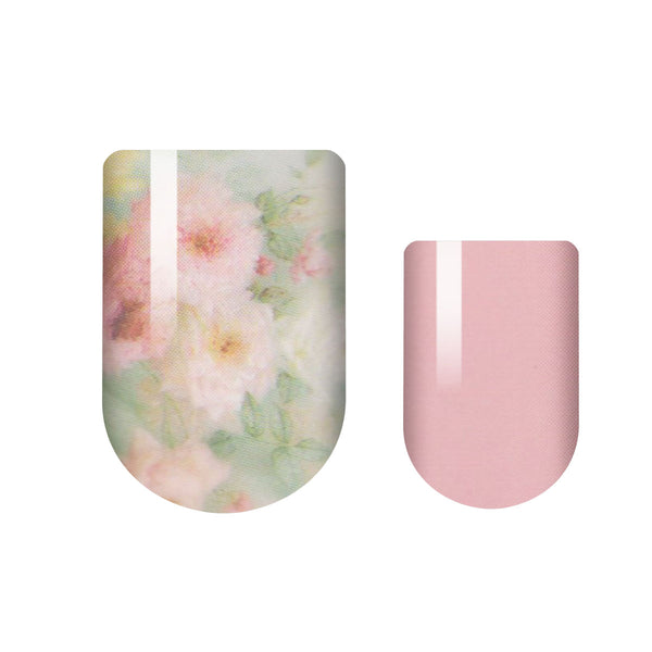 Oil Painted Roses Nail Wrap