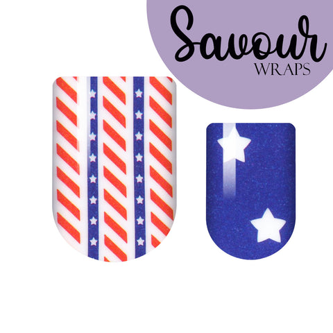 Old Glory Savour Nail Wrap