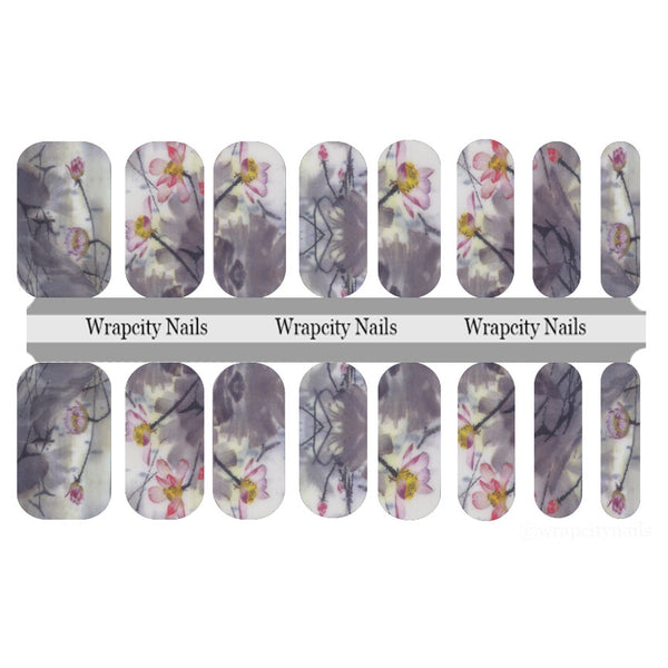 Painted Kimono Nail Wrap