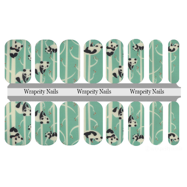 Panda-monium Nail Wrap