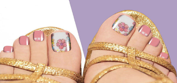 Pansy Pedi Nail Wrap