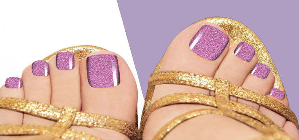 Party Pink Pedi Nail Wrap