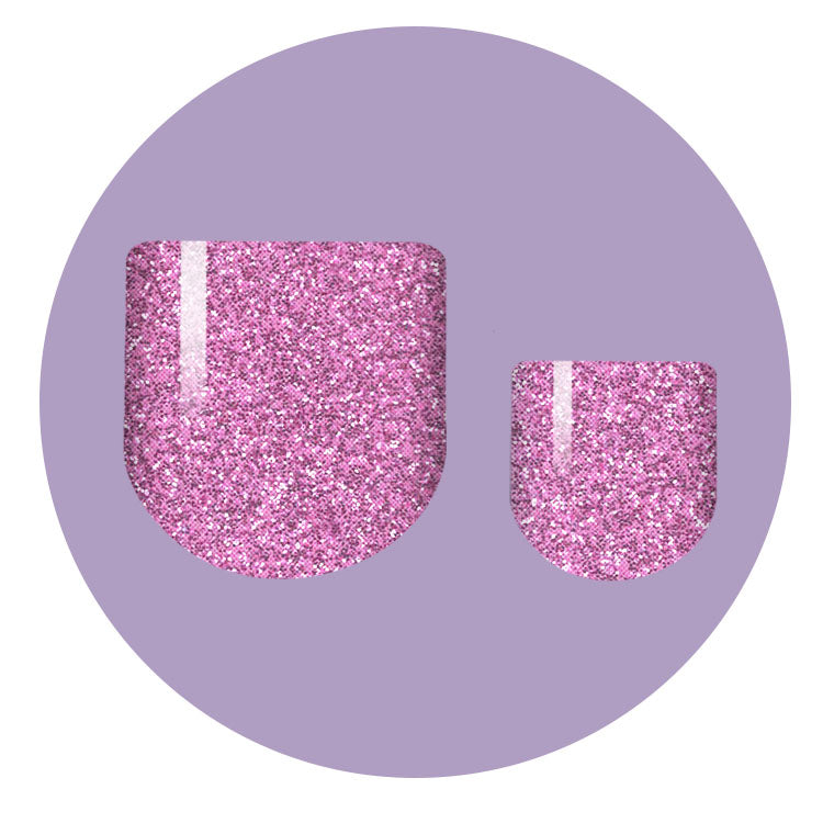 Party Pink Pedi Nail Wrap