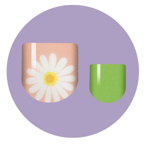 Pastel Daisy Pedi Nail Wrap