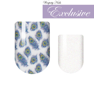 Pearls And Plumes EXCLUSIVE Nail Wrap