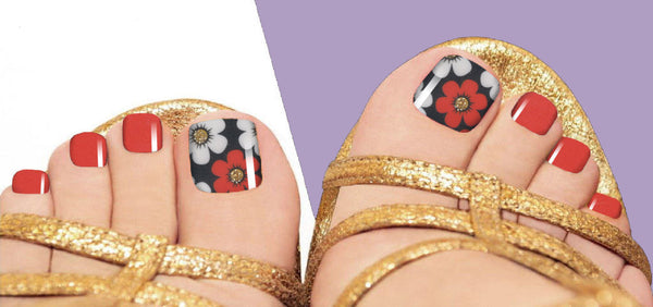 Perennial Pedi Nail Wrap