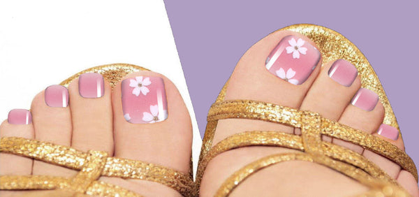 Petal Pink Pedi Nail Wrap