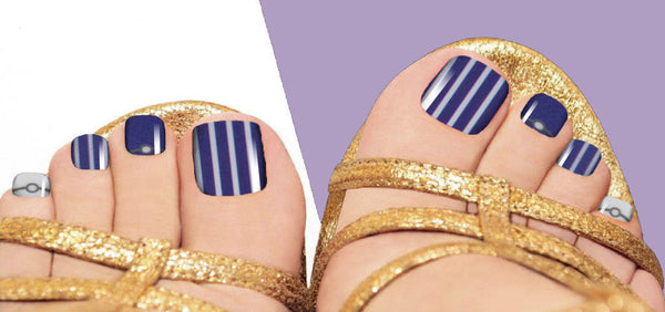 Pinstripe Pedi Nail Wrap