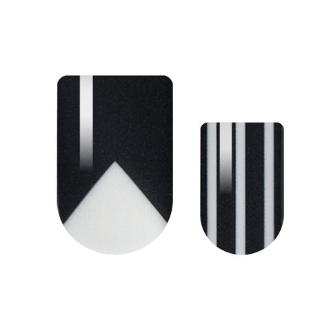 Pop and Pinstripes Nail Wrap