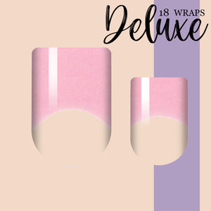 Powder Pink French Deluxe Nail Wrap