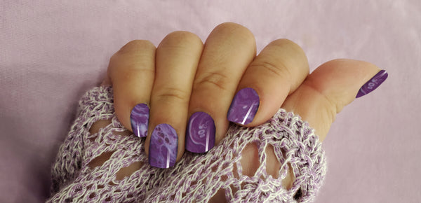 Purple Haziness Nail Wrap