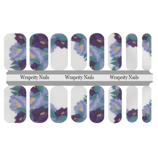 Purple Himalayan Poppy Nail Wrap