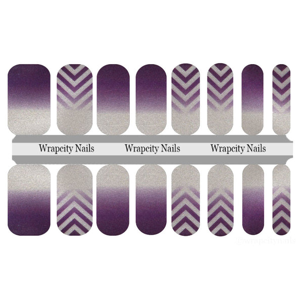 Purple Index Nail Wrap