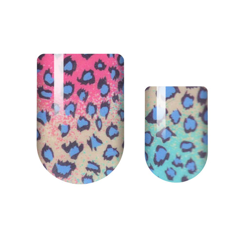 Rainbow Leopard Nail Wrap