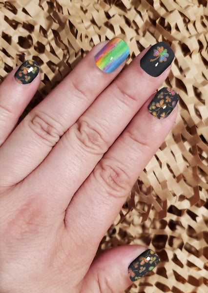 Rainbow Riches Nail Wrap