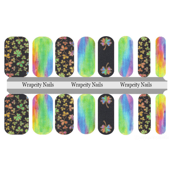 Rainbow Riches Nail Wrap