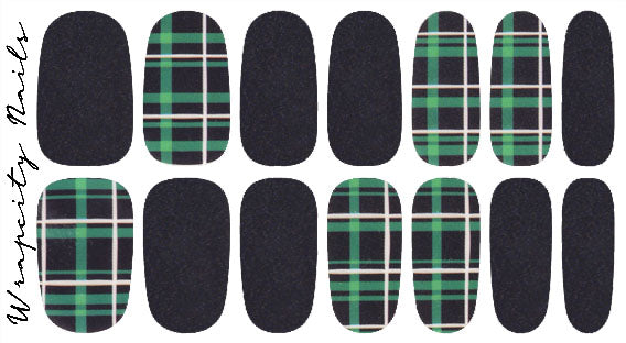 Scottish Kilt Savour Nail Wrap