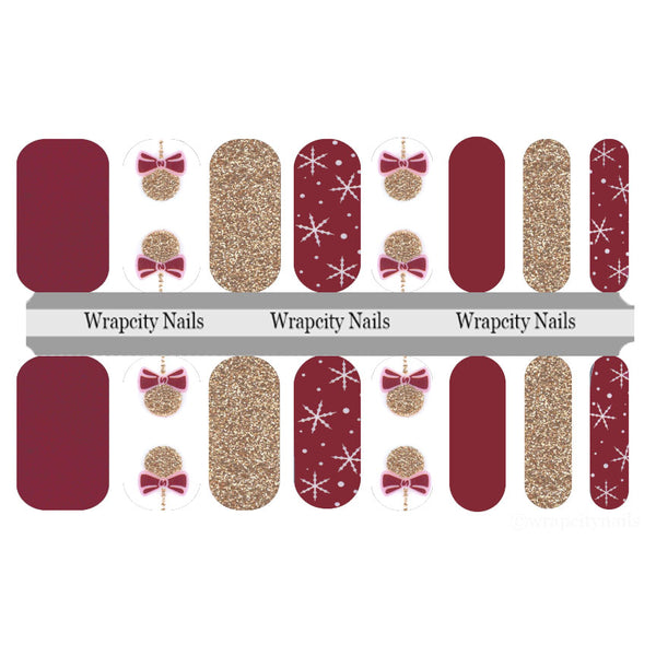 Seasonal Sparkle Nail Wrap