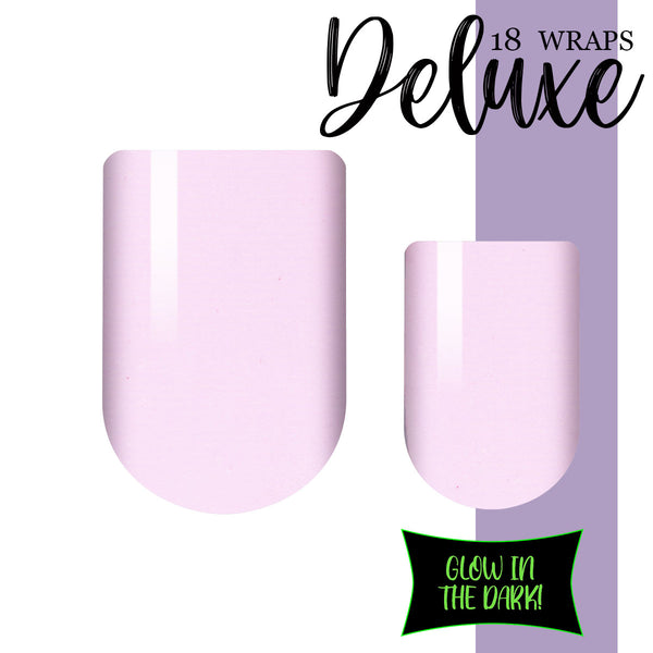 Soft Pink Glow Deluxe Nail Wrap