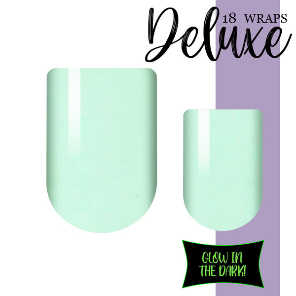 Sour Lime Glow Deluxe Nail Wrap