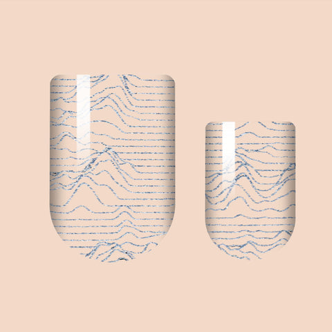 Topographic Nail Wrap