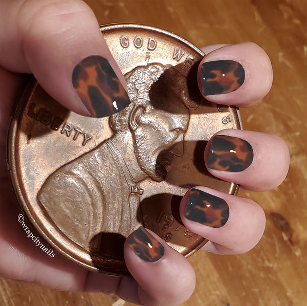 Tortoiseshell Nail Wrap