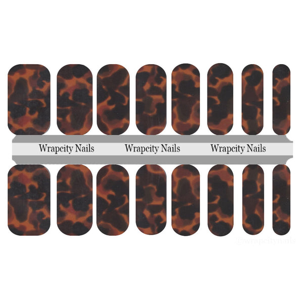 Tortoiseshell Nail Wrap