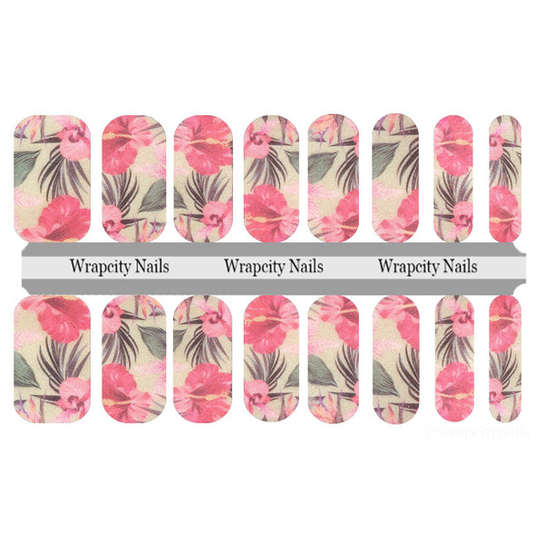 Tropic Like It's Hot Nail Wrap